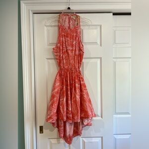 Michael Kors Coral High Low Dress